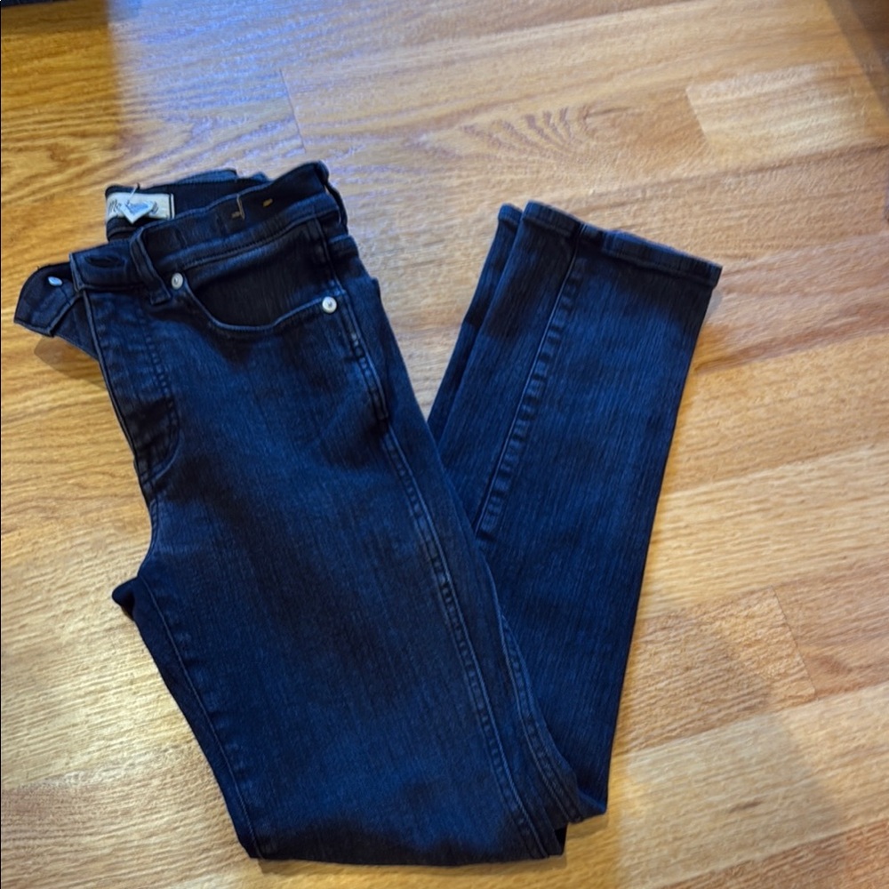 Madewell Black Straight Leg Jeans